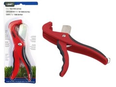 Poly Pipe Cutter 1-1/4&rdquo; w/ Ergonomic Handle , Red / Black &ndash; Orbit 26120