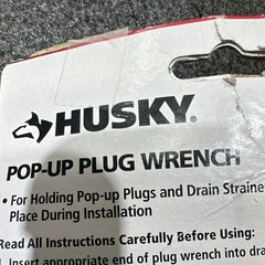 Husky Pop-Up Plug Wrench for Drain Strainers & Pop-Up Plugs 1003 005 297