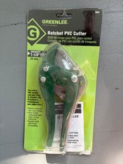 GREENLEE MODEL 864 RATCHET PVC CUTTER 1 1/4 Pipe Capacity NEW IN PACKAGE