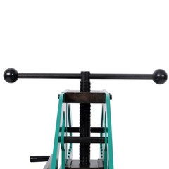Manual Tube Roller Bender Pipe Rolling Machine for Round Square Tube Green