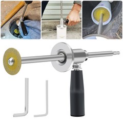 Adjustable Inside PVC Pipe Cutter 7&Prime;Depth Pipe Cutter Tool for 1-1/2&Prime; to 8&Prime; Pipe