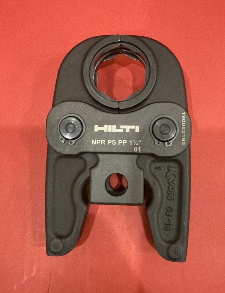 Hilti &ndash; Crimping Pipe Press Jaws &ndash; 1-1/4&Prime; Diameter &ndash; NPR PS PP 1-1/4 &ndash; 2217397