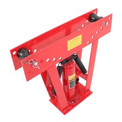 12 Ton Manual Hydraulic With 6 Dies Copper Exhaust Pipe Bender Tubing Bender