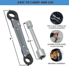 Professional Plumbing Tool Kit &ndash; Adjustable Wrench for Compression Nuts