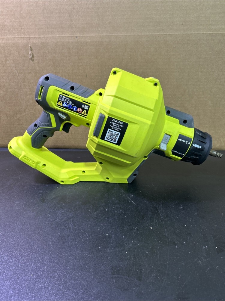 Ryobi ONE+ 18V Cordless 25 Foot Drain Auger Model# PCL456-TOOL ONLY-Z278