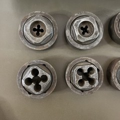 Vintage GTD Little Giant 8 Pc Die set 1/4&rdquo; &ndash; 3/4&rdquo; w Hard Makita case USA