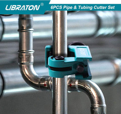 Libraton Pex Cutter 1-1/4&Prime;, Pex Pipe Cutter, PEX Tube Cutter 1/8&Prime; to 7/8&Prime;, PEX P