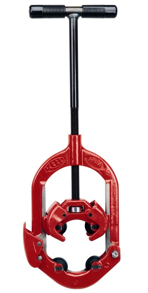 Reed Tool H4S Hinged Steel Pipe Cutter, 4-Inch, Red