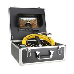 9&Prime; DVR Pipe Locator Industrial Drain Sewer Inspection Camera Self Leveling 30M