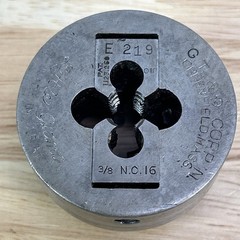 GTD Little Giant 3/8&rdquo; NC 16 2-3/4&rdquo; Size Adjustable Threading Die Insert Collet