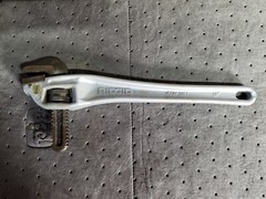 Ridgid Offset Pipe Wrench 14&Prime; Serrated Aluminum Never Used Wow! Super Nice!!