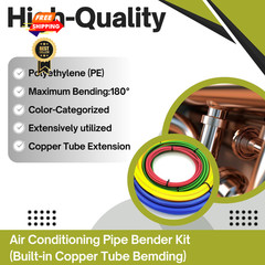 4Pcs HVAC 1/4&Prime;, 3/8&Prime;, 1/2&Prime;, 5/8&Prime;, Multicolor (Red, Green, Yellow, Blue)