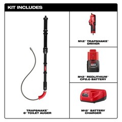 Milwaukee 3576-21 M12 TRAPSNAKE 6&prime; Toilet Auger