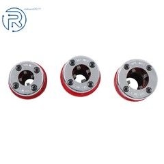 3/8&Prime; to 2&Prime; Die Dies Set with Handle Ratchet 7 Size Pipe Threader Threading
