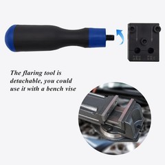 HeavyDuty Brake Line Flaring Tool Kit 3/16in 1/4in Double Flare for Vehicle Rep