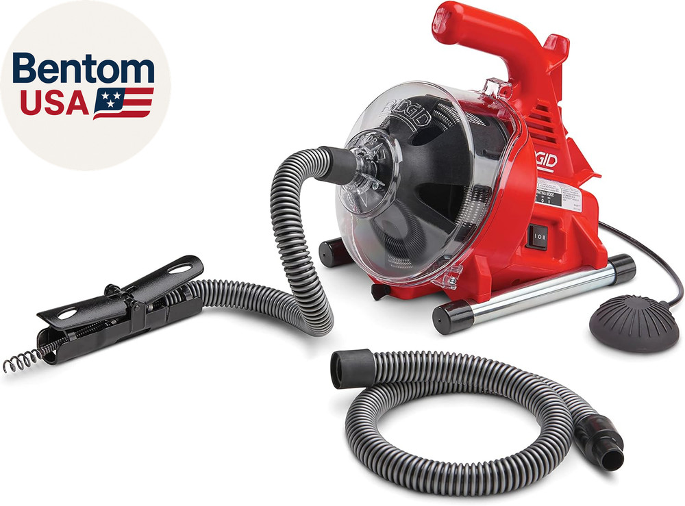 55808 Powerclear 120-Volt Drain Cleaning Machine Kit for Tubs, Showers, and Sink