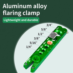 Flaring Tools for 1/4In &ndash; 3/4In HVAC Single Flare 45 Degree Eccentric Cone Type