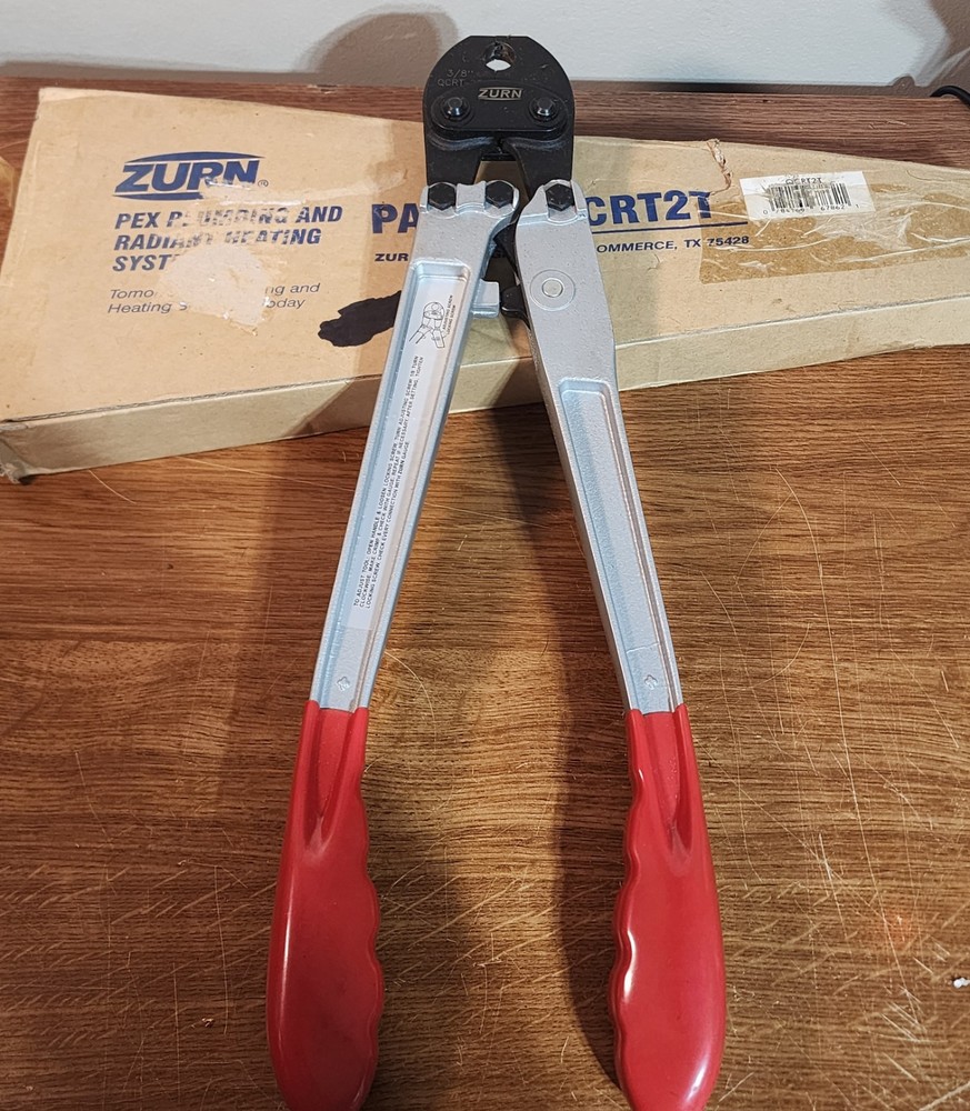 ZURN QC Quick Clamp PEX Large Pinch Crimping Tool QCRT-2T 3/8&rdquo;