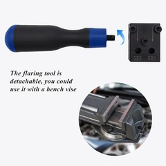 Brake Line Flaring Tool Kit, 3/16 in and 1/4 in Double Flaring Tool | Flare Tool