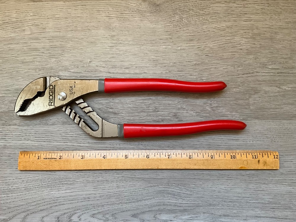 USA RIDGID Water Pump Pliers #710 Plumbing Tools U.S.A. WF