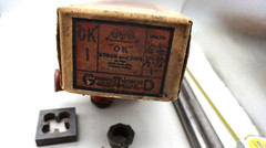 GTD Greenfield No. 1 Pipe Thread Cutter W/Handles & 3/4&Prime; Die in Oem box Rare