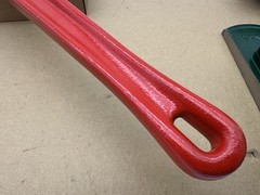 RIDGID 24&Prime; Straight Pipe Wrench Heavy Duty The Ridge Tool Co Made-in-USA Vintage