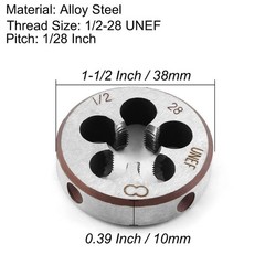1/228 UNEF Right Hand Thread Die Machine Tool Alloy Steel Threading