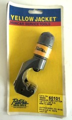 YELLOW JACKET LOT of 3 TUBE CUTTERS and REPLACEMENT BLADE PIPE CUTTER HVAC