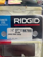 Ridgid 66785 Dies, univ 1&Prime;-2&Prime; HS/SS pipe dies