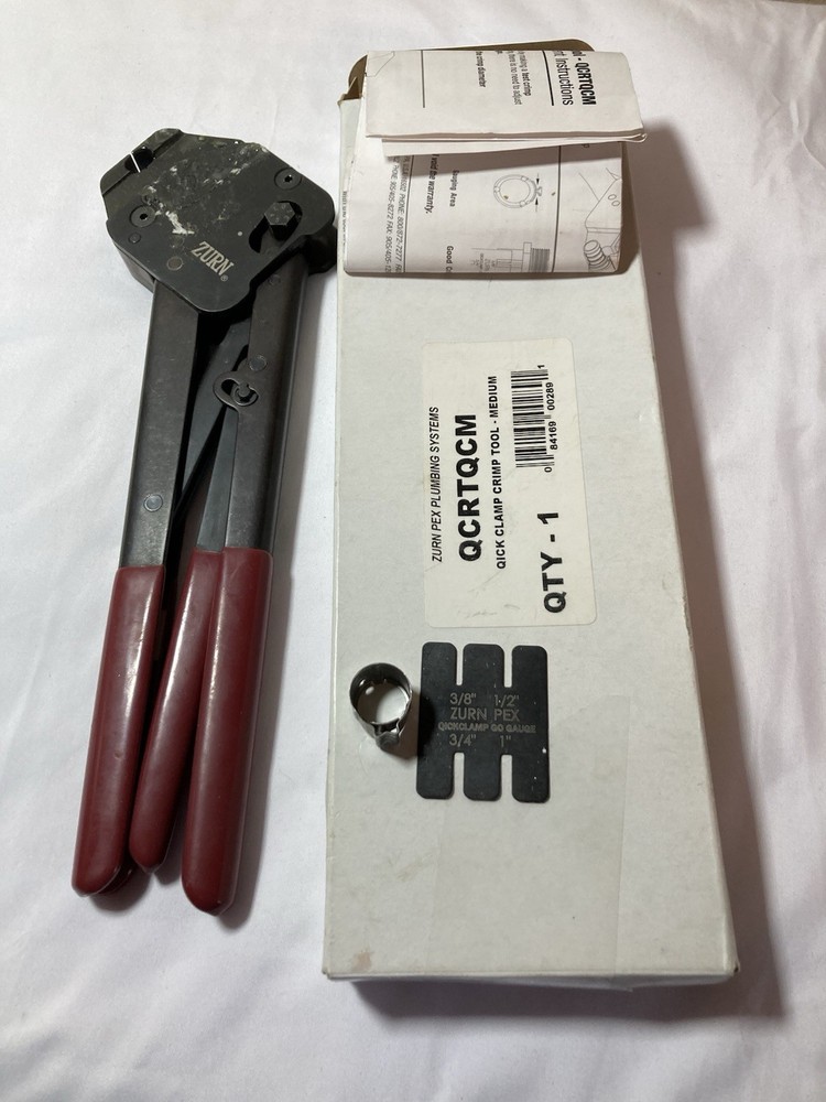 Zurn PEX QickClamp Medium Multi-Size Copper Crimp Ring Tool QCRTQCM