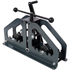 Tube Roller Bender with 3 Dies, Pipe Rolling Machine for Round Tube