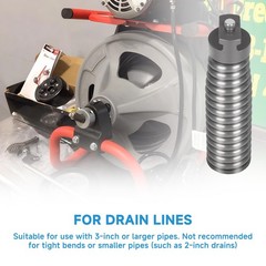 91042 Cable Repair Coupling Suitable for RIDGID Drain Cleaner Fittings, 1/2-I&hellip;