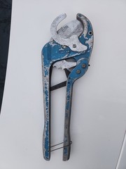 Klein Tools 50501 Ratcheting PVC Cutter 1/2&Prime; to 2&Prime; Blue Hand Crank Rare Vintage