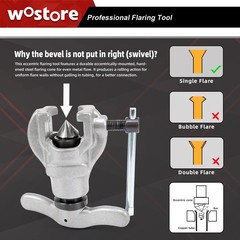 Easy-to-Use Flaring Tool Set with 7 Sizes for High-Pressure Applications