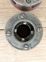 RIDGID NO 65R Rigid PIPE THREADER lot
