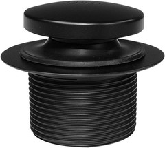 Westbrass Tip-Toe Coarse Thread Tub Trim Set with 1-Hole 1-Pack, Matte Black