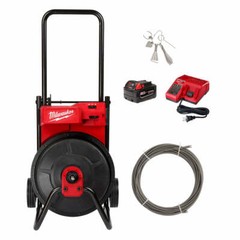 Milwaukee 2817A-21 M18 Drum Machine w/ 3/8&Prime; Cable