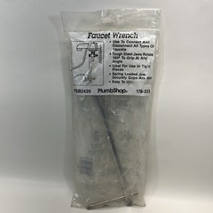 Plumb Shop PSB2426 Faucet Wrench in Packaging 178-233 Plumbing Rotate 180 Degree
