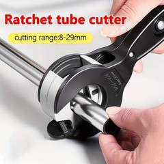 Professional Ratchet Mechanism Pipe Cutter for Copper Steel Stainless PVC Pipes