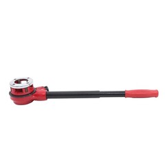 6Pack 1/4&Prime; to 1-1/4&Prime; NPT Manual Ratchet Pipe Thread Pipe Reel W/ Rachet Handle