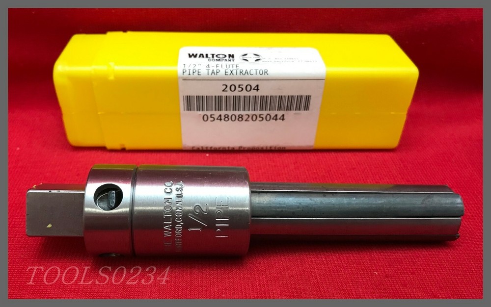 1/2&Prime; 4 Flute NPT Taper Pipe tap extractor 20504 Walton