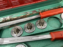 Rothenberger Tube Pipe Expander Set & 6 Dies/Heads 3/8, 1/2, 5/8, 3/4, 7/8 1-1/8