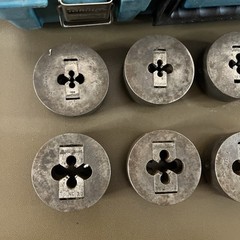 Vintage GTD Little Giant 8 Pc Die set 1/4&rdquo; &ndash; 3/4&rdquo; w Hard Makita case USA