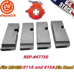 US For Ridgid 811A and 815A 1in-2in Alloy Steel Pipe Threading Dies NPT #47750