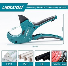 Libraton PVC-Rohrschneider 2-1/2 Zoll, gro&szlig;er PVC-Schneider, verbesserte&hellip;
