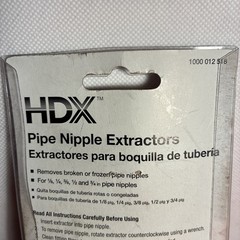 HDX Pipe Nipple Extractor Set (5-Piece) NIP