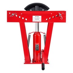 Uimoso 12-Ton Manual Hydraulic Pipe Bender with 6 Interchangeable Dies