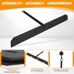 15.25 Inch Sheet Metal Hemming Tool Metal Bender For Roofing Panels Hvac Ducts &