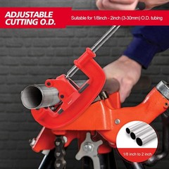 Heavy Duty 1-3 Inch Pipe Cutter Tool with Extra Blade &ndash; Professional Cutting Too