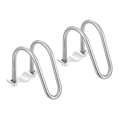 2pcs Cross Pipe Clamp 20mm x 50mm (0.79&Prime; x 1.97&Prime;) M8 Stainless Steel Tube Buckle